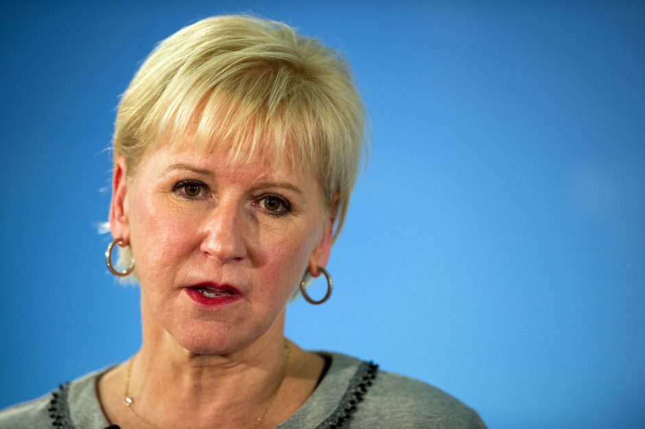 Švedija neplanuoja atidaryti ambasados Palestinoje