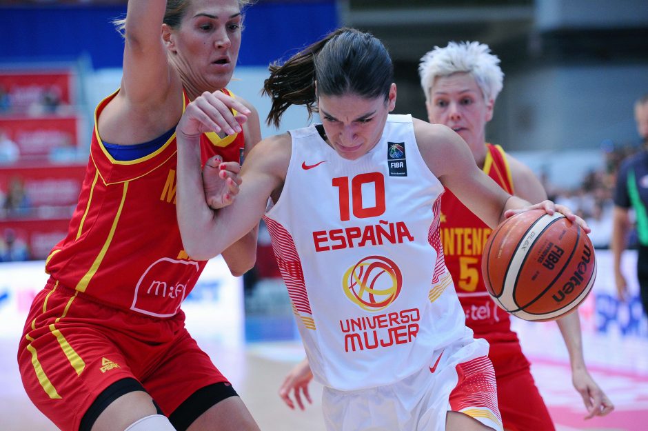 Čempionių titulus ginančios ispanės pateko į Europos krepšinio pirmenybių pusfinalį