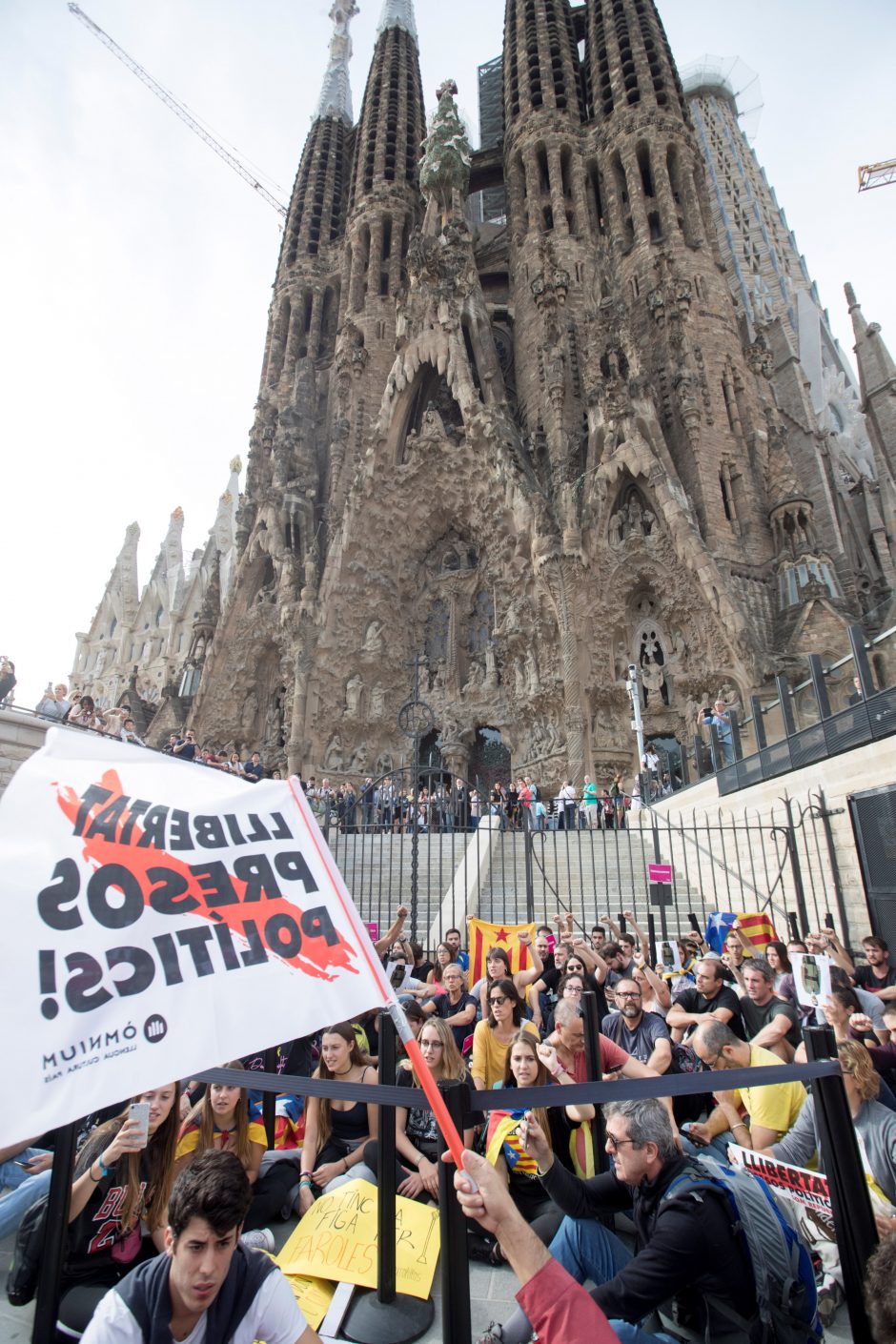 Barselonoje į gatves išėjo daugiau kaip pusė milijono žmonių