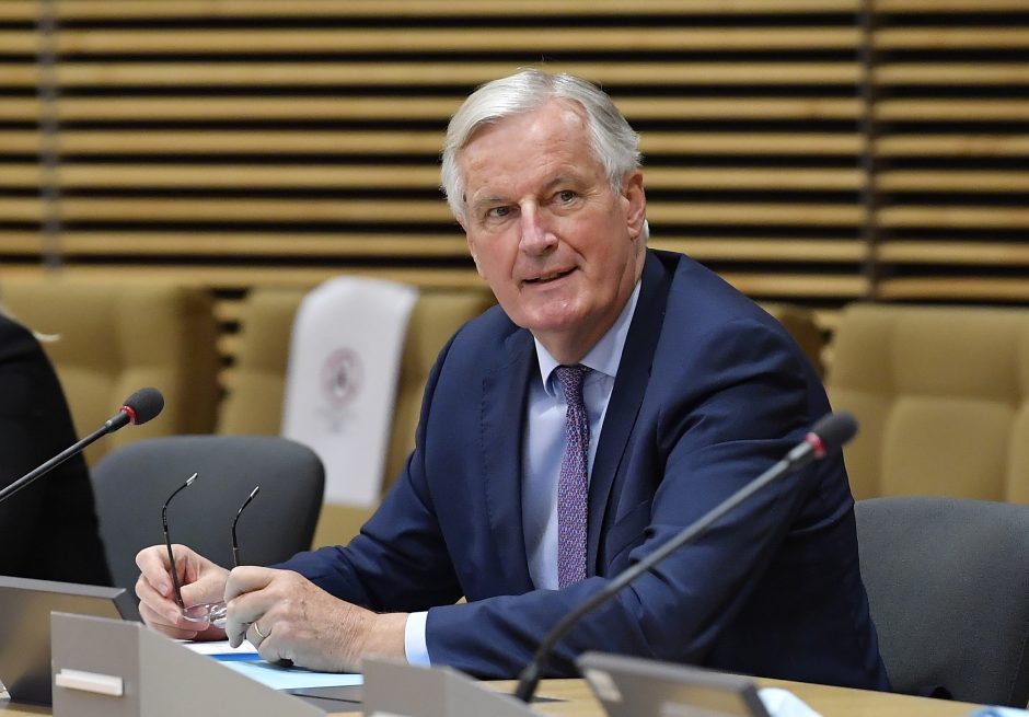 ES „Brexito“ derybininkas M. Barnier: JK siūlymai dėl bankų yra nepriimtini