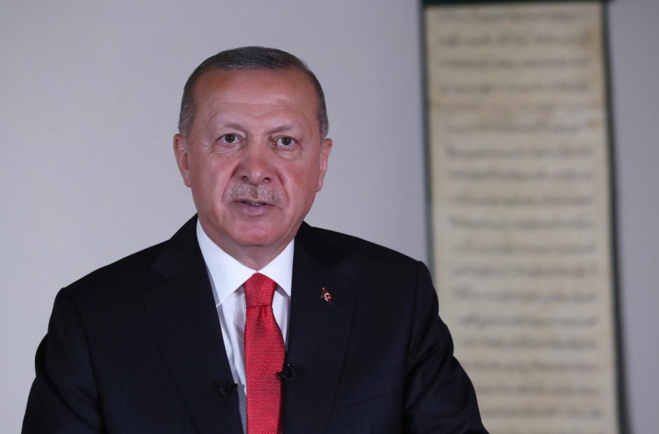 R. T. Erdoganas: Turkija nepripažins jokių veiksmų prieš Ukrainos teritorinį vientisumą 