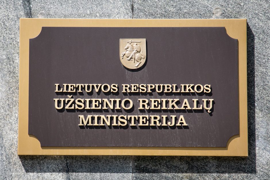 Rusijos atstovui pareikštas griežtas protestas dėl neteisėtų veiksmų Lietuvos piliečių atžvilgiu