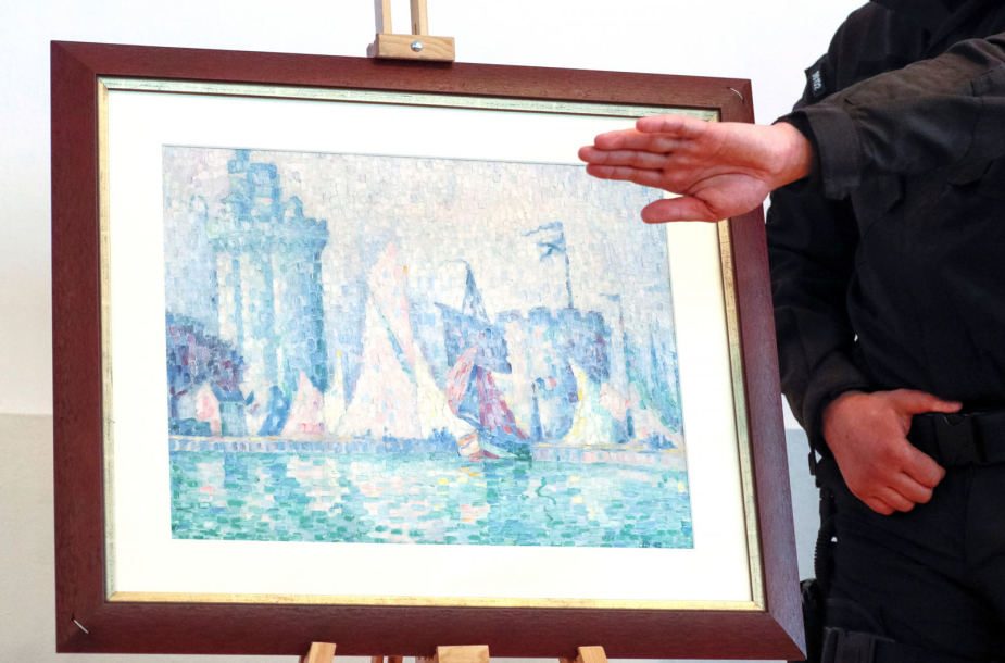 Prancūzijoje pavogtas 1,5 mln. eurų vertės paveikslas buvo aptiktas Ukrainoje