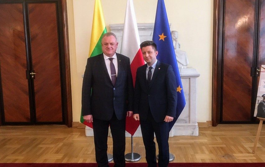 Varšuvoje aptartas pasirengimas Lenkijos premjero vizitui Lietuvoje