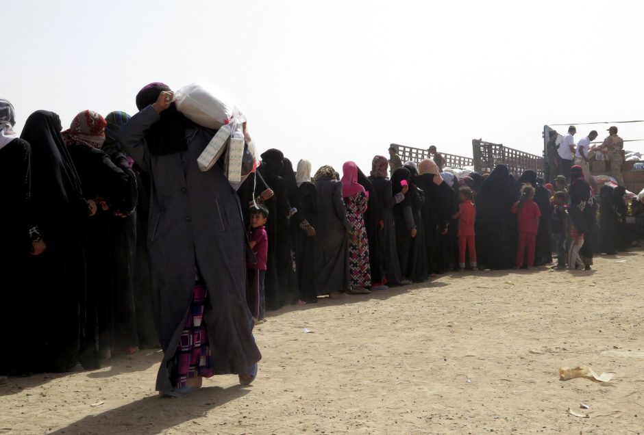 Irako mieste per šturmą liko įkalinta apie 50 tūkst. žmonių