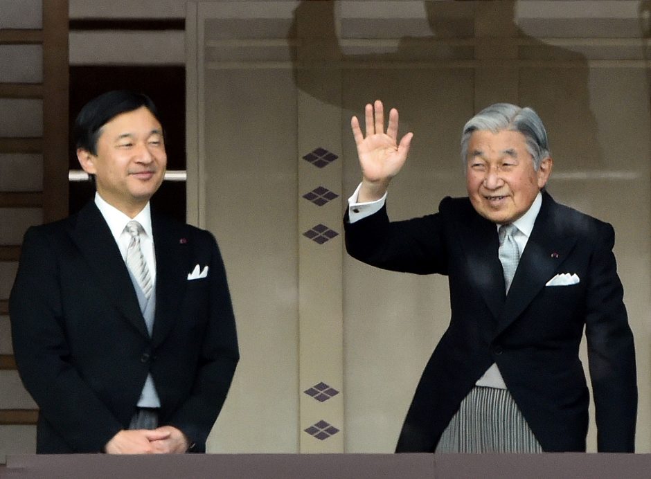 Japonijos sosto įpėdinis žada žengti tėvo pėdomis