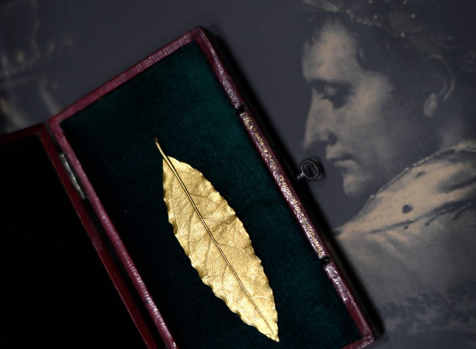 Aukso lapelis iš Napoleono karūnos parduotas už 625 tūkst. eurų