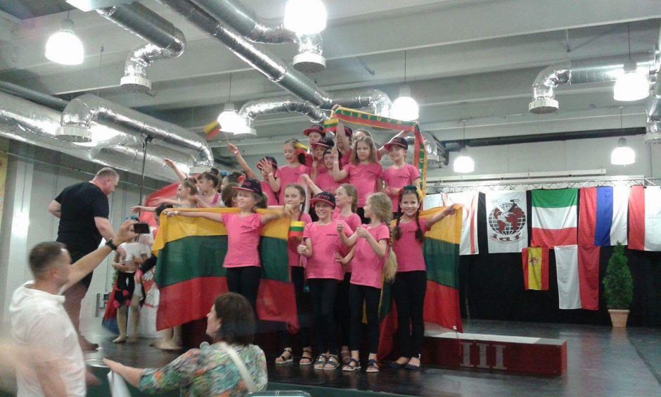 „Lietuvos talentuose“ išgarsėję mažieji šokėjai – pasaulio čempionai