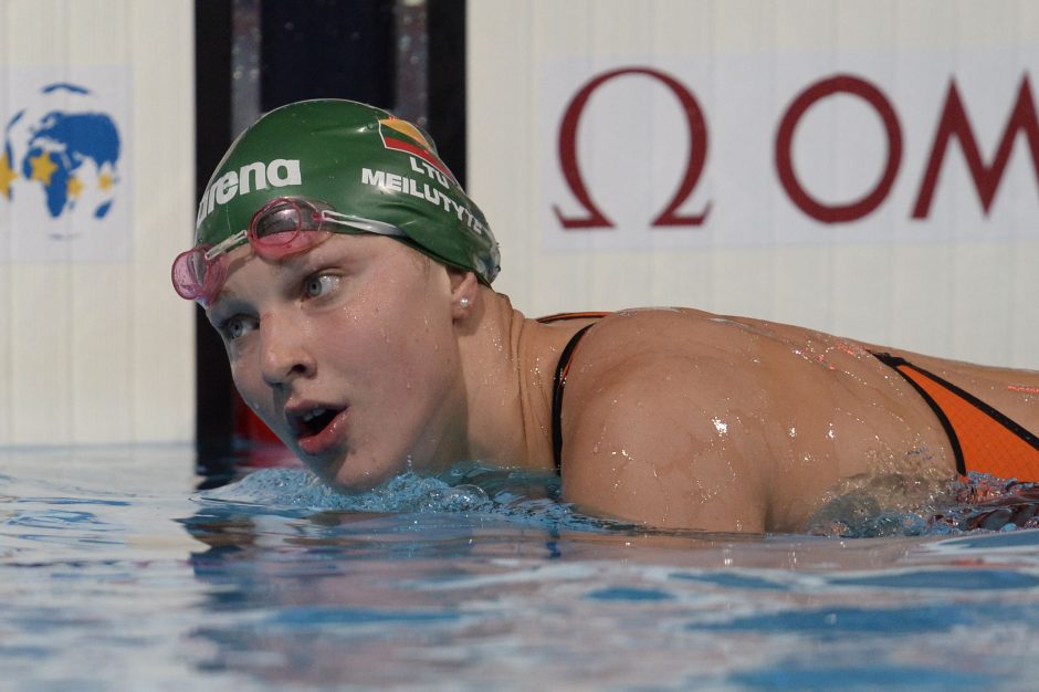 Nemažina tempo: R. Meilutytė pagerino ir Lietuvos 50 m plaukimo peteliške rekordą