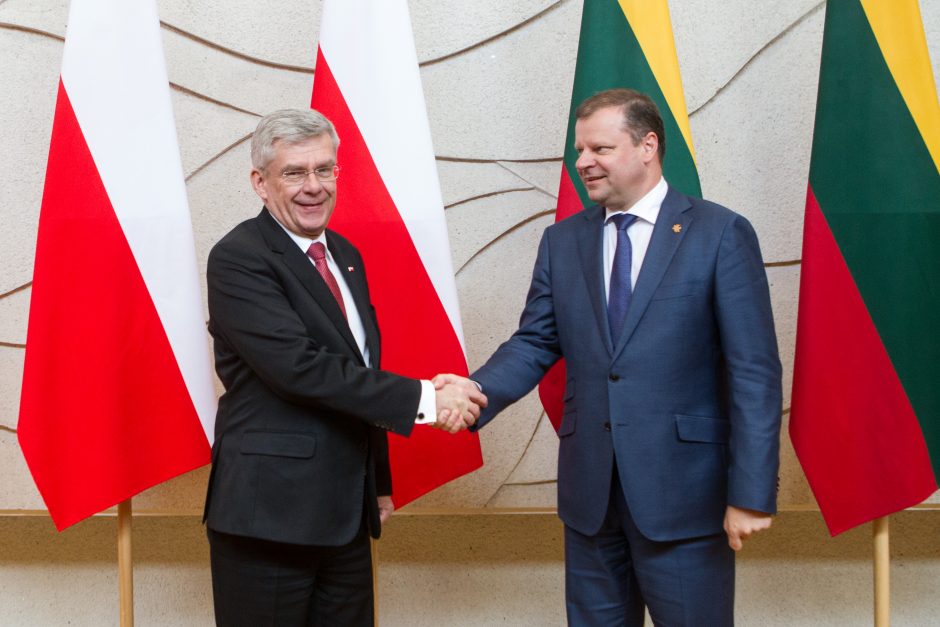 V. Pranckietis su Lenkijos Senato vadovu aptarė bendrus infrastruktūros projektus