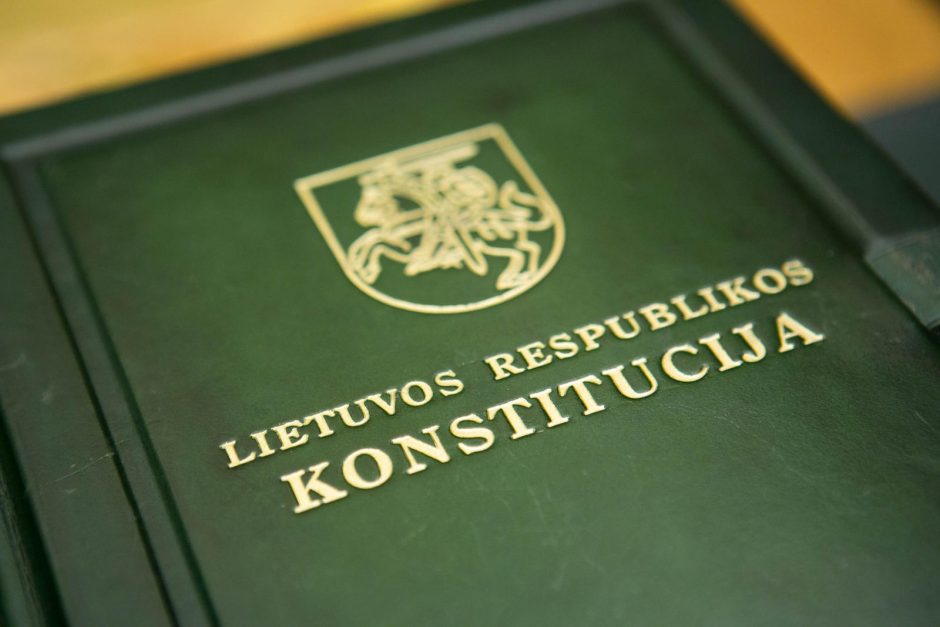 V. Sinkevičius: parlamentarų izoliavimo tvarka neprieštarauja Konstitucijai