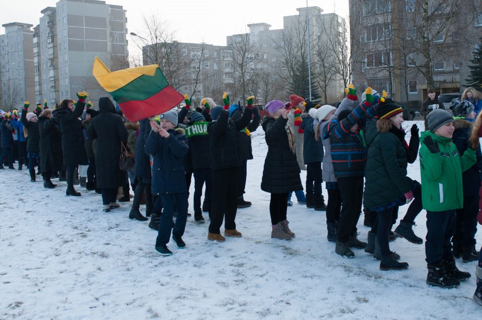 Gimnazistų sveikinimai Lietuvai