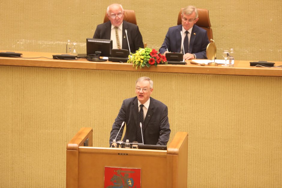 V. Landsbergis: keisti reikia ne įstatymus, o širdį