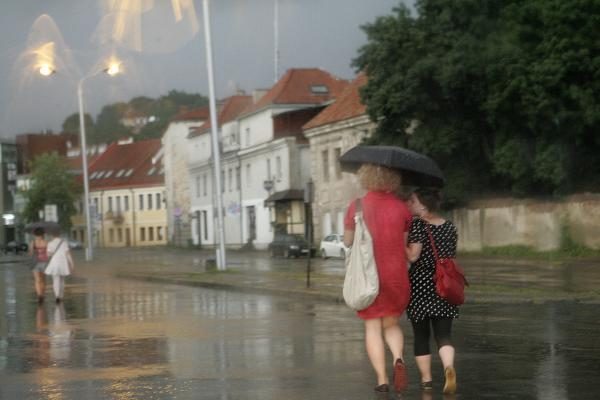 Kaunas išgyveno dar vieną smarkų lietų