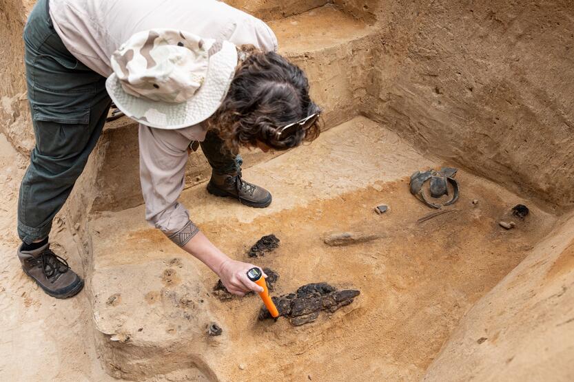Verkių dvarvietėje pristatomas archeologinis atradimas