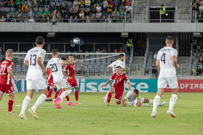 Europos futbolo čempionato atranka: Lietuva – Serbija