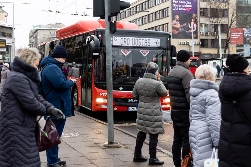 Vilniuje – viešojo transporto vairuotojų streikas