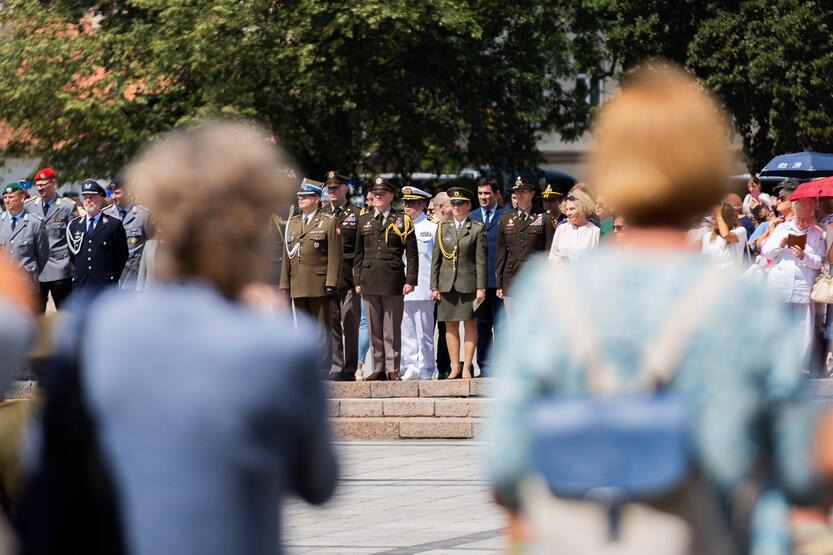 Lietuvos ginkluotųjų pajėgų vėliavų, būrių ir vadų rikiuotė