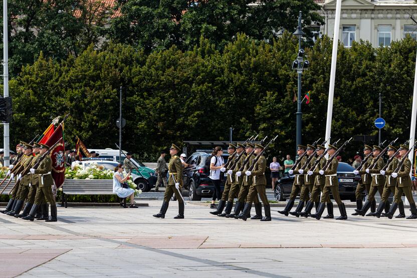 Lietuvos ginkluotųjų pajėgų vėliavų, būrių ir vadų rikiuotė