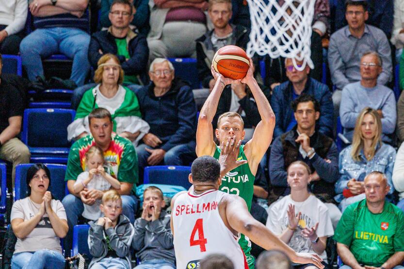 Kontrolinės krepšinio rungtynės: Lietuva – Libanas 100:71
