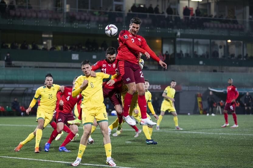 Pasaulio futbolo čempionato atranka: Lietuva – Šveicarija 0:4