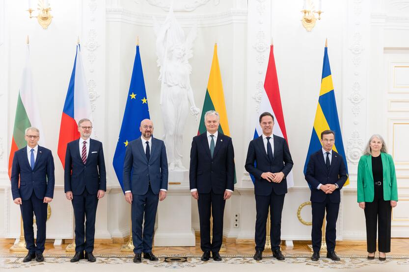 G. Nausėda susitiko su Europos šalių vadovais