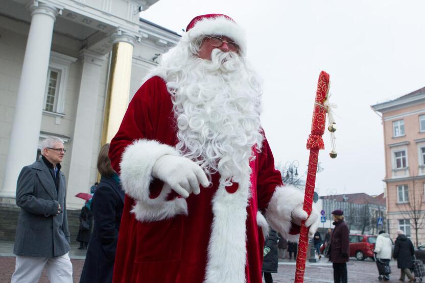 Kalėdų eglutės įžiebimas Vilniaus rotušėje