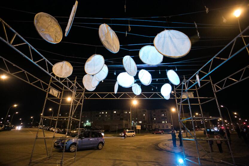Šviesų instaliacijos festivalis „Beepositive 2013“