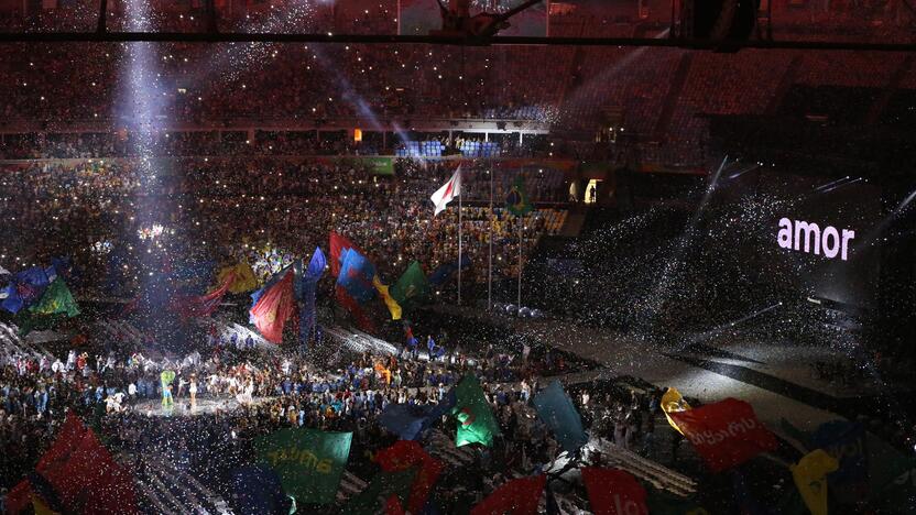 Rio de Žaneiro parolimpiados uždarymo šventė 