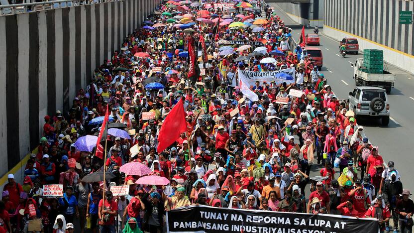 Tarptautinės darbo dienos protestai pasaulyje