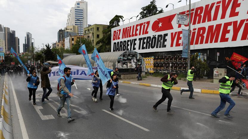 Tarptautinės darbo dienos protestai pasaulyje