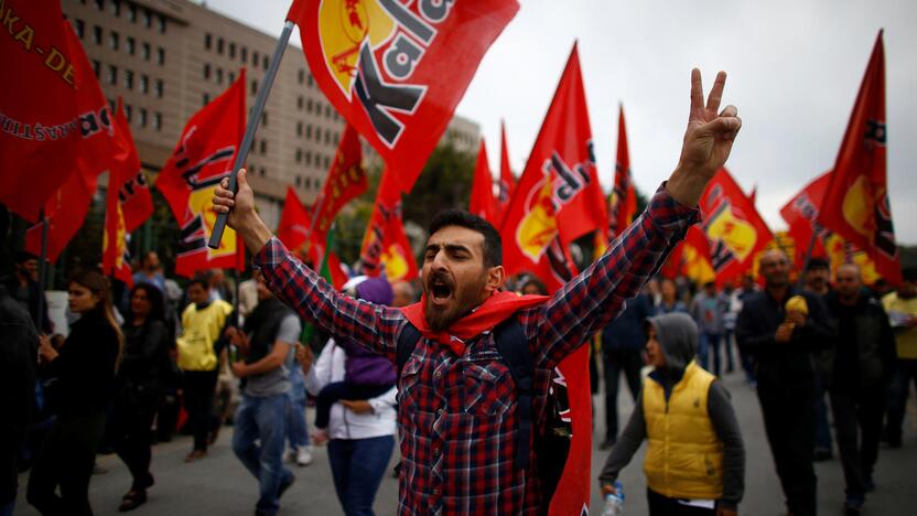 Tarptautinės darbo dienos protestai pasaulyje