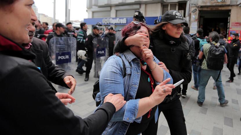 Tarptautinės darbo dienos protestai pasaulyje