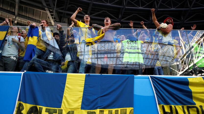 Pasaulio futbolo čempionato aštuntfinalis: Švedija – Šveicarija 1:0