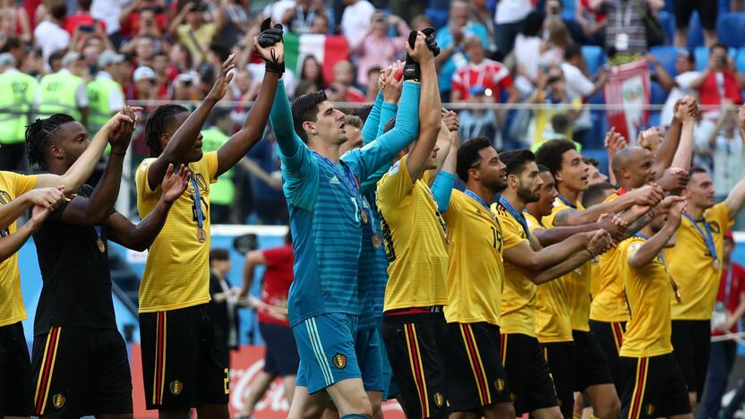 Pasaulio futbolo čempionatas: Belgija - Anglija 2:0