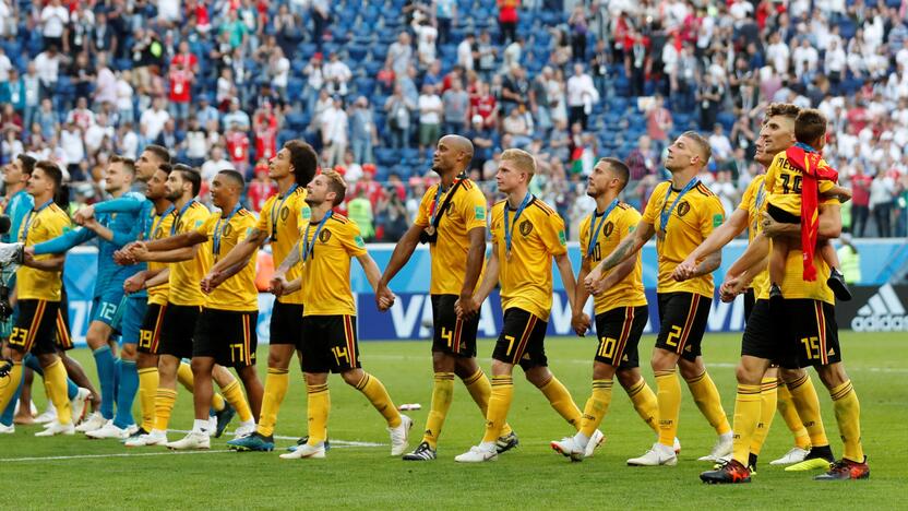 Pasaulio futbolo čempionatas: Belgija - Anglija 2:0