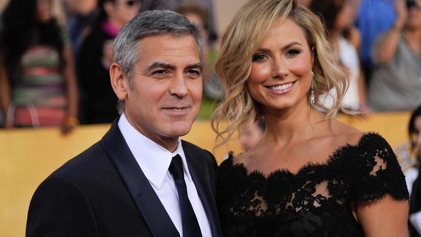 George Clooney ir Stacey Keibler