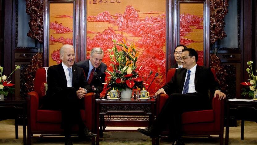 Joe Bidenas ir Xi Jinpingas