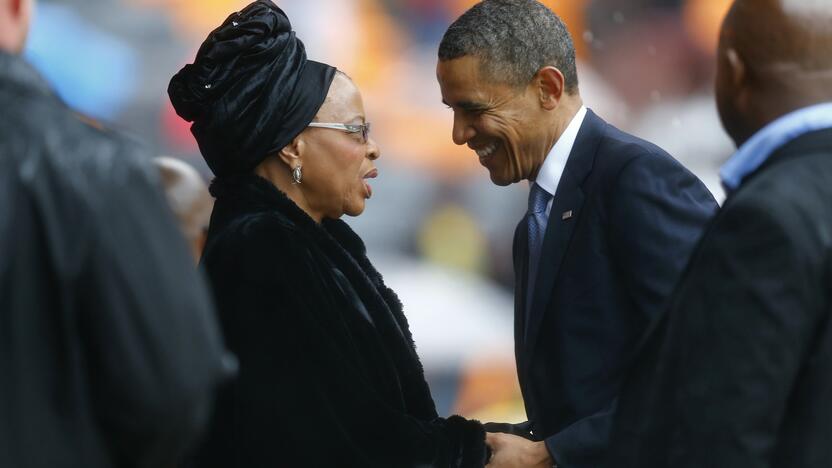 Graca Machel ir Barackas Obama