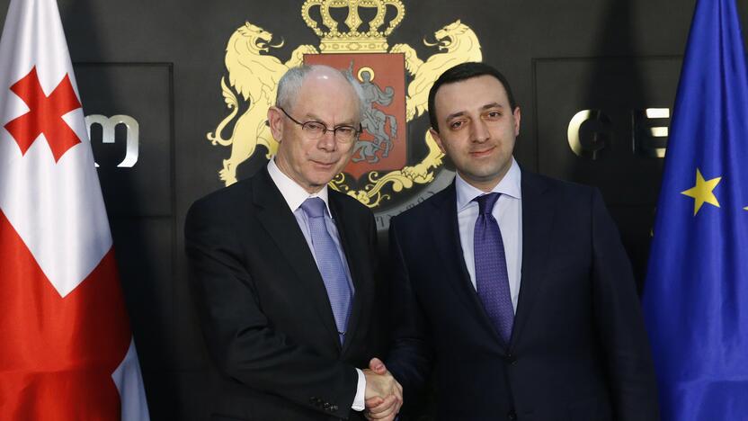 Hermanas Van Rompuy ir Iraklijus Garibašvilis