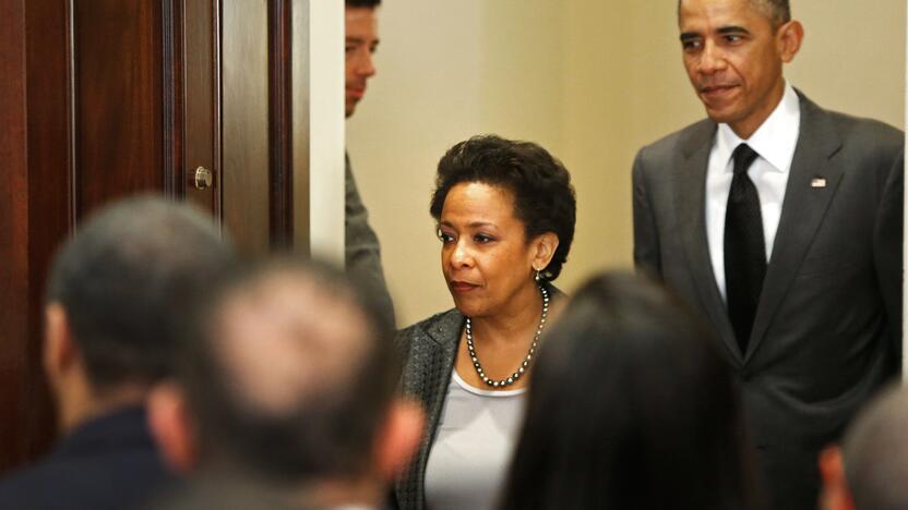 Loretta Lynch ir Barackas Obama