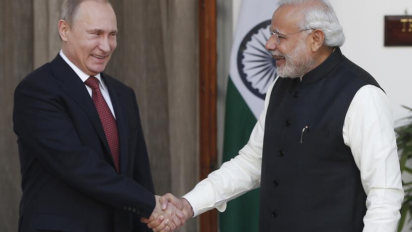 Vladimiras Putinas ir Narendra Modi