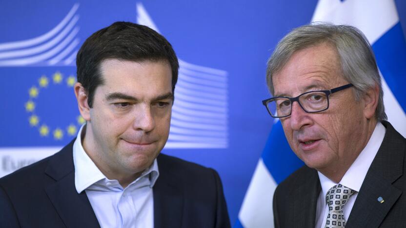 Alexis Tsipras ir Jeanas-Claude Junckeris