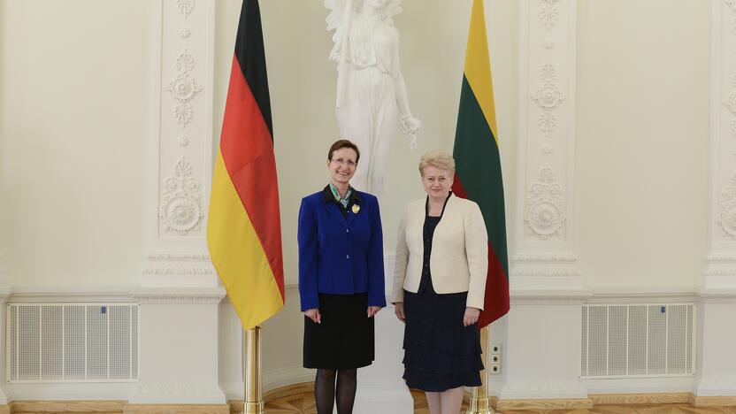 Jutta Schmitz ir Dalia Grybauskaitė