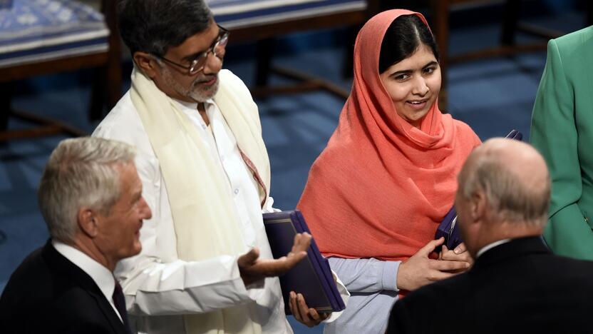 Kailashu Satyarthi ir Malala Yousafzai