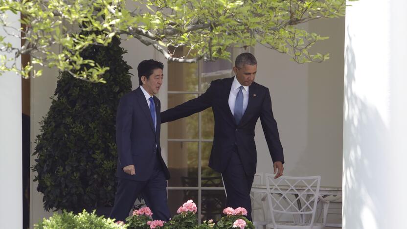 Shinzo Abe ir Barackas Obama