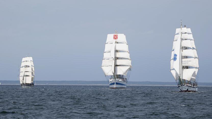 Burlaiviai paliko Klaipėdą