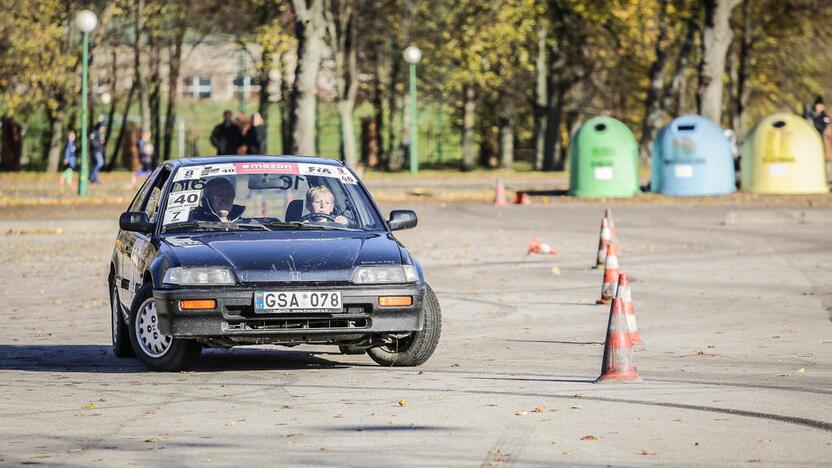 Žiemos sezoną greičio mėgėjai pasitiko „Pajūrio slalomu“