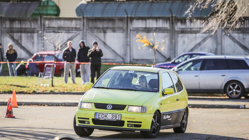 Žiemos sezoną greičio mėgėjai pasitiko „Pajūrio slalomu“