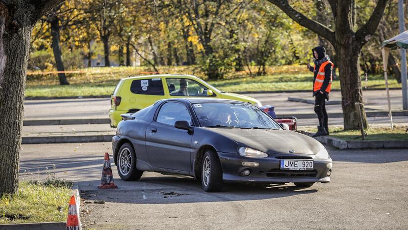 Žiemos sezoną greičio mėgėjai pasitiko „Pajūrio slalomu“